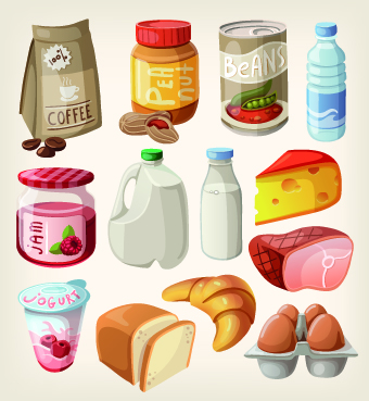 Different Food elements set 01
