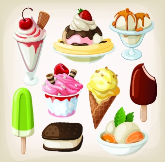 Different Food elements set 03
