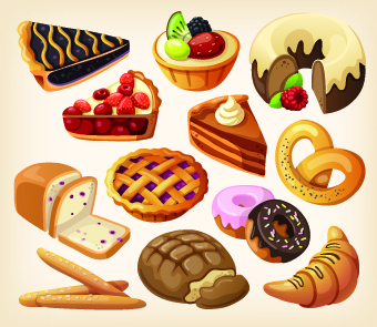 Different Food elements set 04