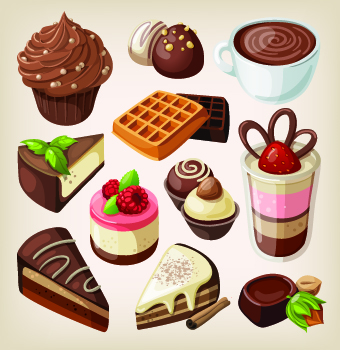 Different Food elements set 05