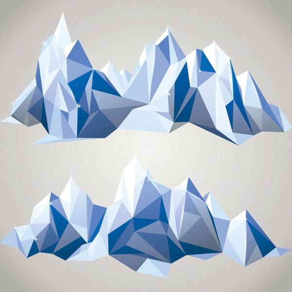 iceberg geometric shapes Geometric Shape 