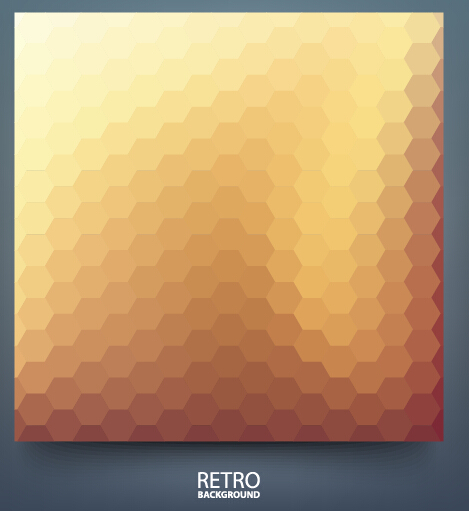 Geometric shapes mosaic background vector set 15