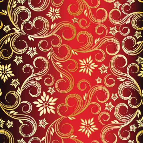 swirls swirl pattern golden floral pattern floral background design 