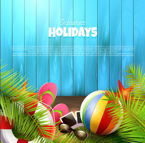 summer holiday happy background 