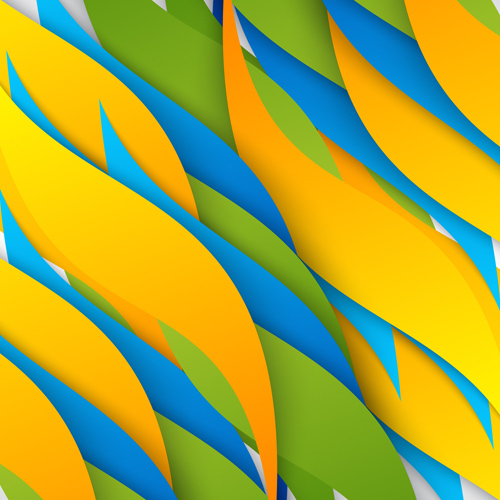 wavy shape material background 