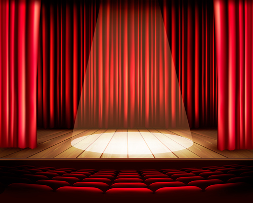 Modern stage creative design vector 01