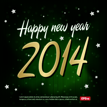 year new year christmas background vector background 2014 