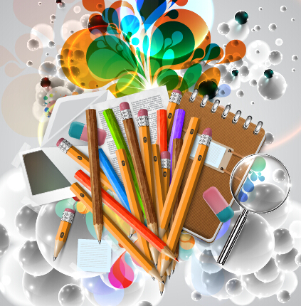 pencil learning tools background 