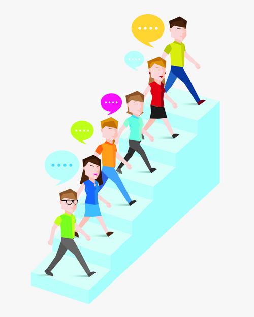 People and social vector design 01