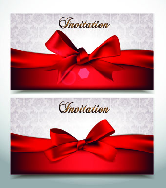 holiday cards card bow 