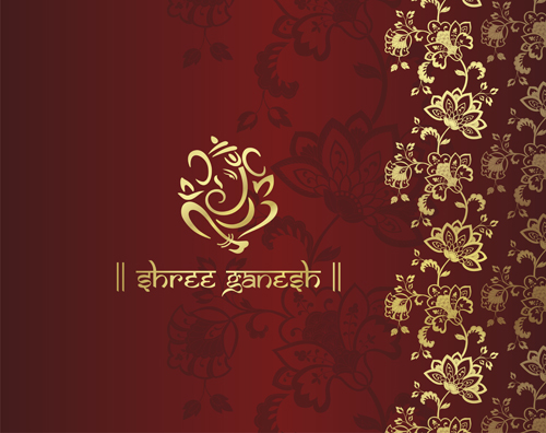 royal ornaments luxury floral background 