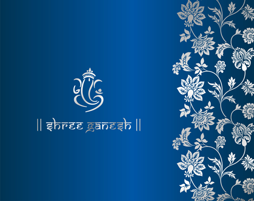 royal ornaments luxury floral background 