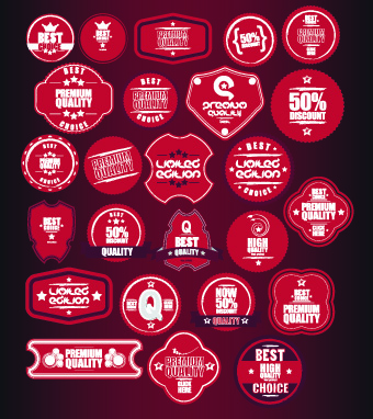 Different Sale discount labels vector 03