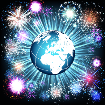 Salute effect design vector 04