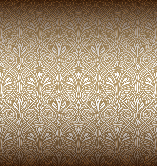 Seamless ornamental pattern vector material 01 Seamless ornamental pattern vector material 01