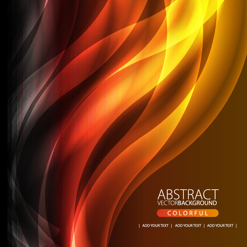 Shiny Dynamic lines vector background art