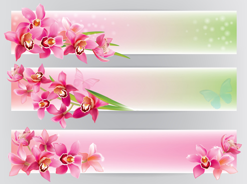 shiny orchids banners 