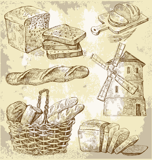 windmill sketch bread 