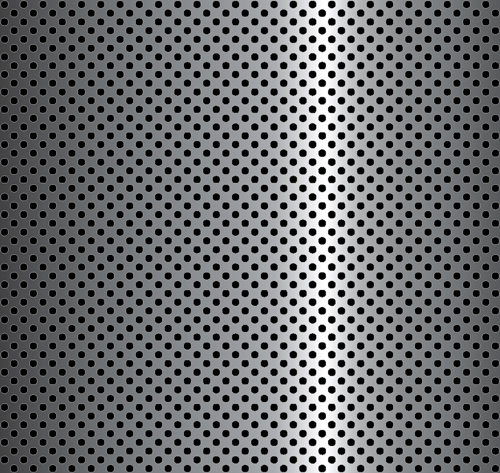 Elements of Steel backgrounds vector set 02