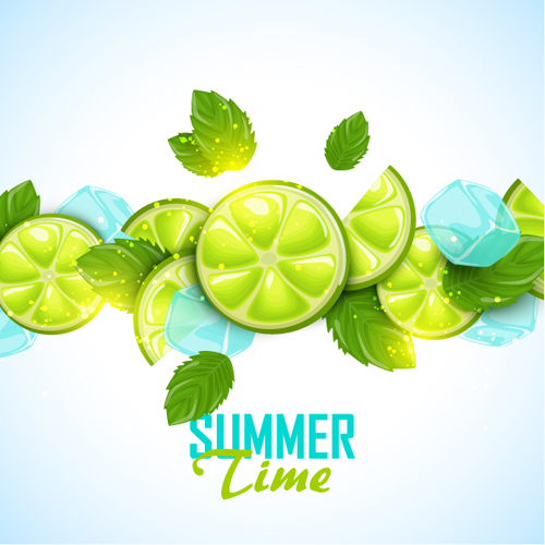 summer fruits background 