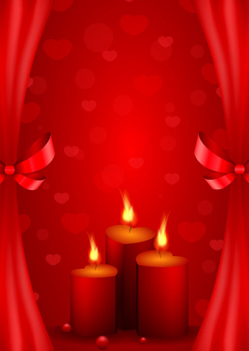 Valentine day style red 