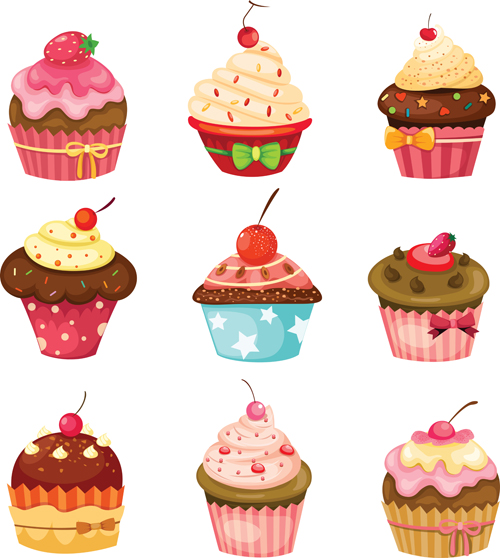 Various sweet cakes 