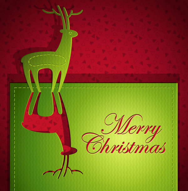Merry Christmas design elements vector 04