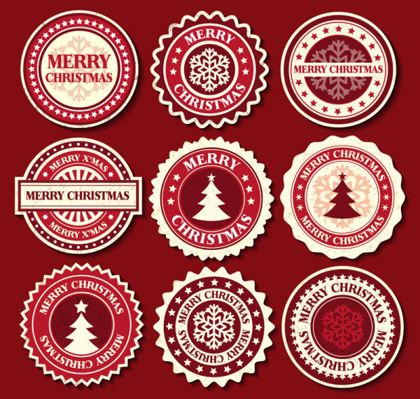 Festival Style elements label vector 02