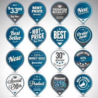 sale creative badges 