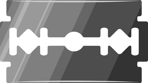 Different blades design elements vector set 05