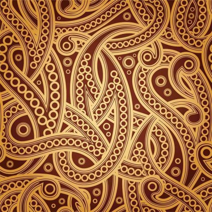 Vintage fine pattern background vector 01 Vintage fine pattern background vector 01