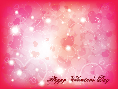 Romantic of Valentines day backgrounds art vector 05