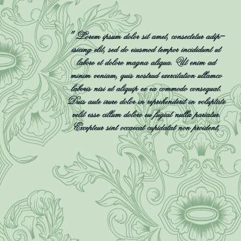 Vintage ornament background art 01