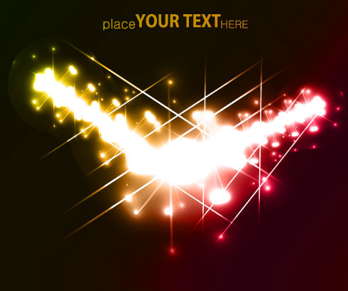 Set of Abstract light vectot background 05