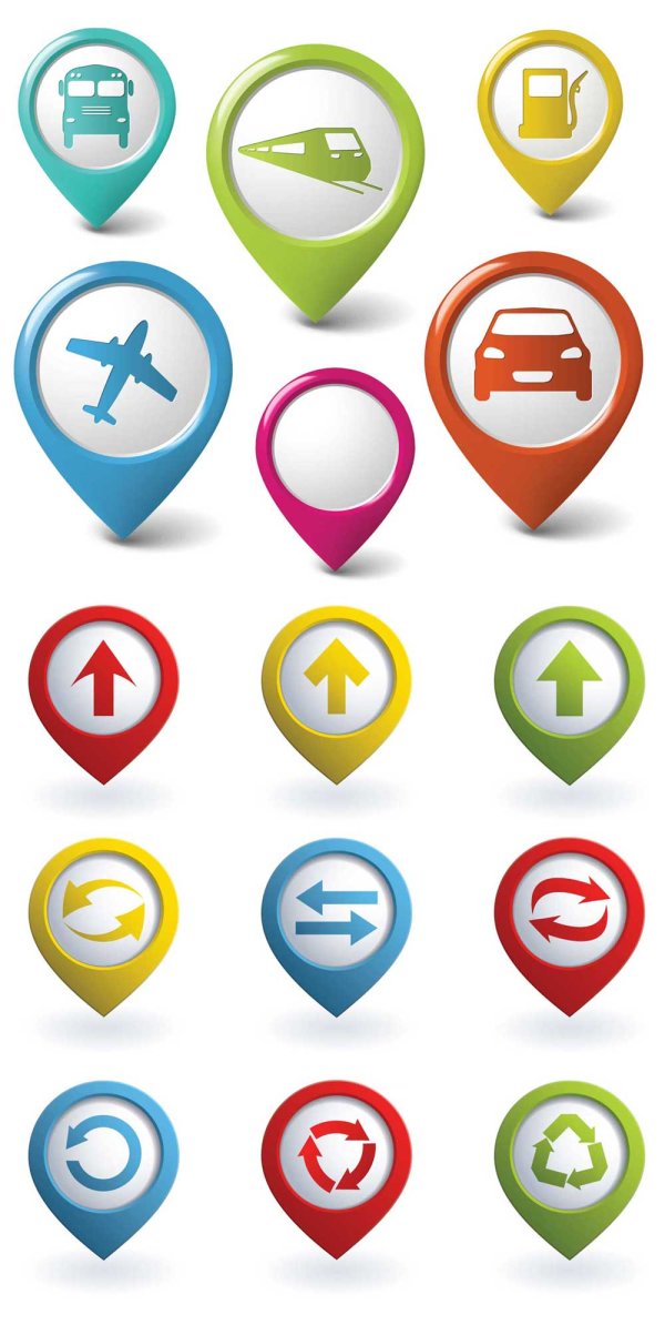Vivid Traffic Icon vector