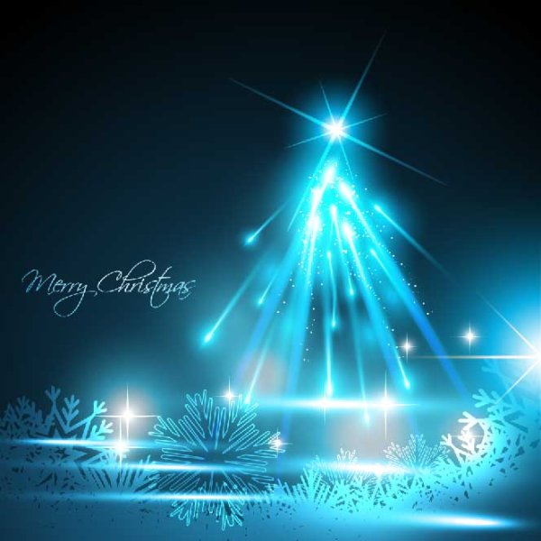 tree sparkling christmas 
