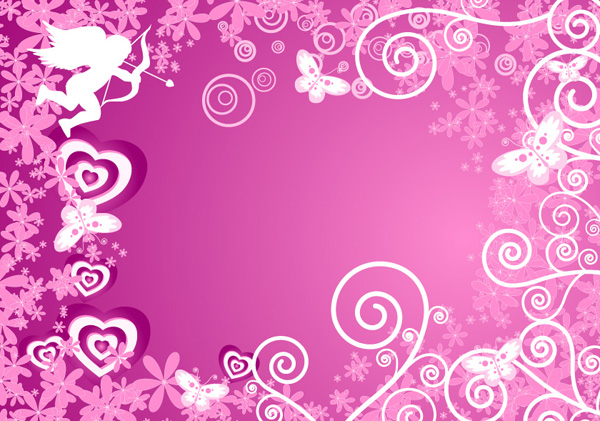 Decorative pattern background art vector