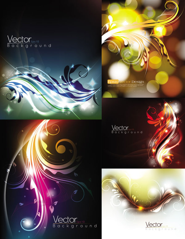 Gorgeous decorative pattern background illustration design vector