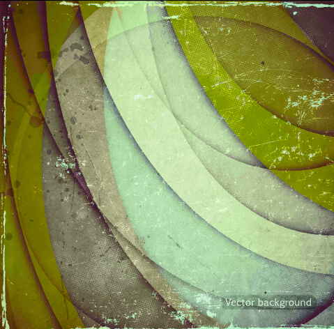 Abstract grunge background retro style vector 04