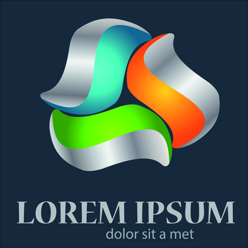 Best company logos modern design vector 01