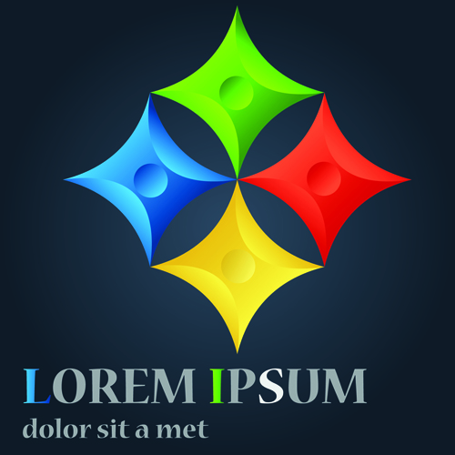Best company logos modern design vector 04