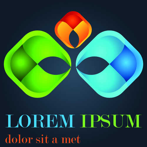 Best company logos modern design vector 06