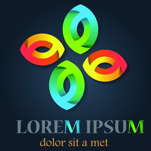 Best company logos modern design vector 07