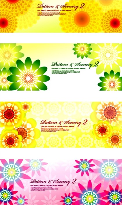 floral bright background 