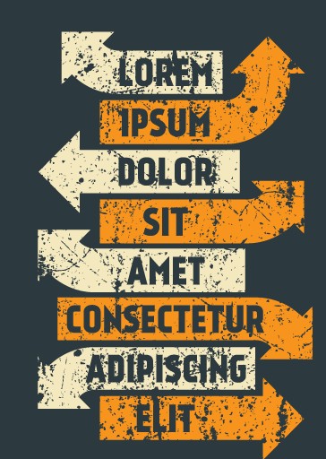 Orange style business template vector design 02