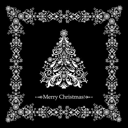 2014 Christmas ornate elements vector 03