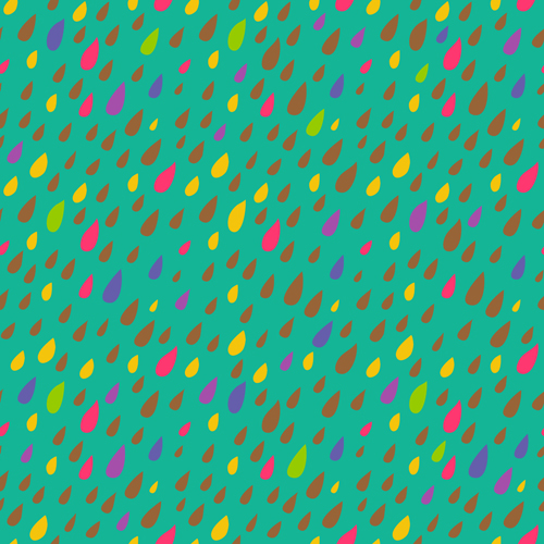 seamless pattern vector pattern drops colored 
