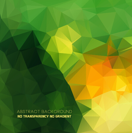 Colored polygonal elements vector background 02
