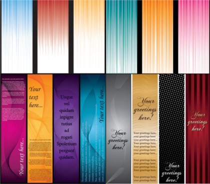 Different fashion line backgrounds vector design Different fashion line backgrounds vector design