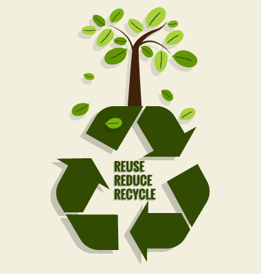 Eco friendly love nature vector template 10